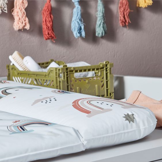 Rotho Babydesign Folien-Wickelauflage - Boho Rainbow