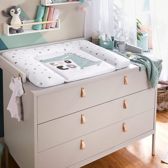 Rotho Babydesign Folien-Wickelauflage - Cheeky Croco