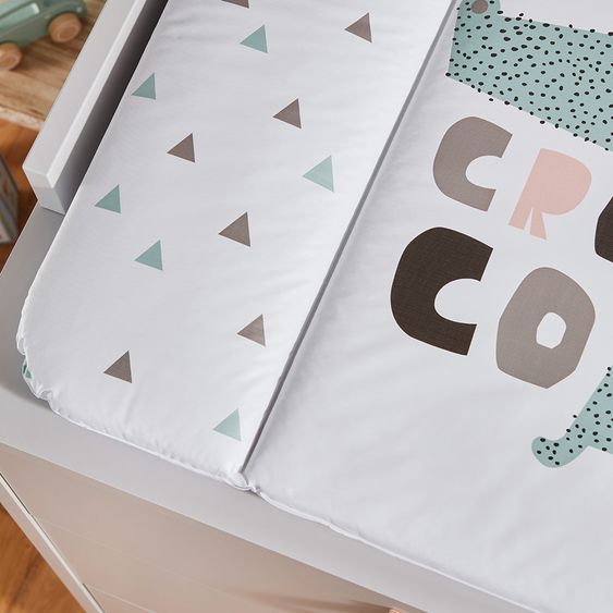 Rotho Babydesign Folien-Wickelauflage - Cheeky Croco