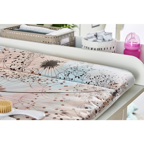 Rotho Babydesign Folien-Wickelauflage - Fly Away - Fantastic Mauve