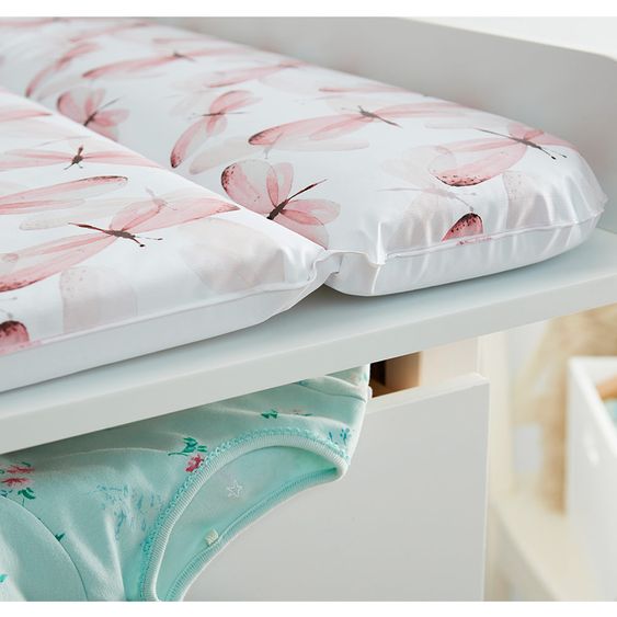 Rotho Babydesign Foil changing mat - Dragonfly - Pink White