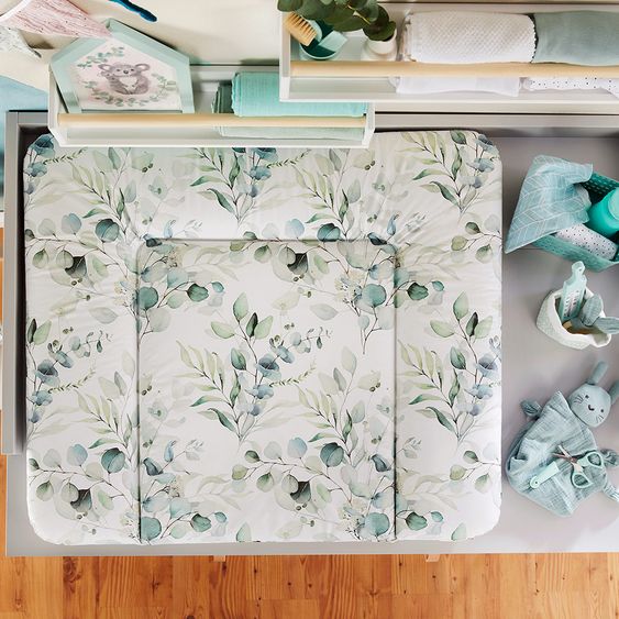 Rotho Babydesign Folien-Wickelauflage - Limited Edition - Natural Leaves