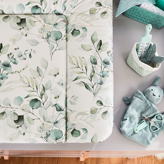 Rotho Babydesign Folien-Wickelauflage - Limited Edition - Natural Leaves