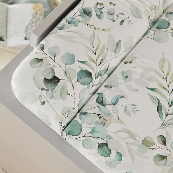 Rotho Babydesign Folien-Wickelauflage - Limited Edition - Natural Leaves