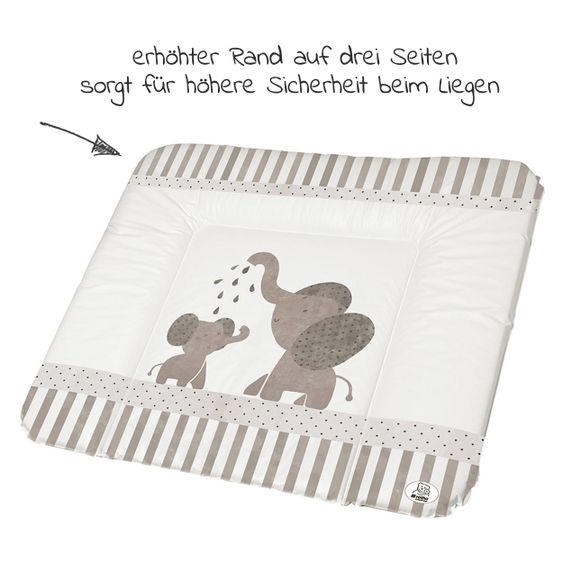 Rotho Babydesign Tappetino fasciatoio in foil - Elefanti moderni