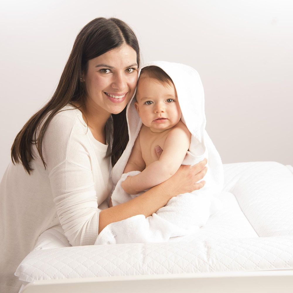 Rotho Babydesign Folien-Wickelauflage Modern Square - Weiß