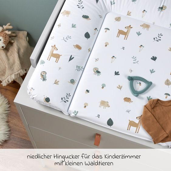 Rotho Babydesign Folien-Wickelauflage - Waldtiere