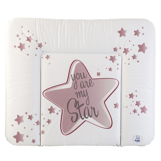 Rotho Babydesign Folien-Wickelauflage You are my Star - Swedish Rose