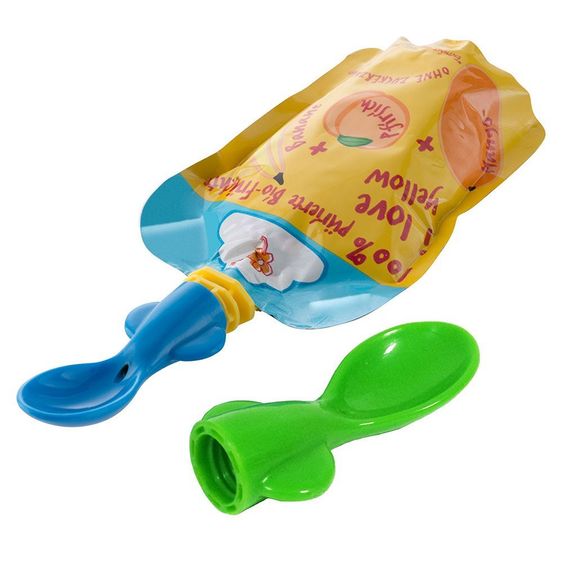 Rotho Babydesign Fütterlöffel 2er Pack aufschraubbar für Quetschbeutel