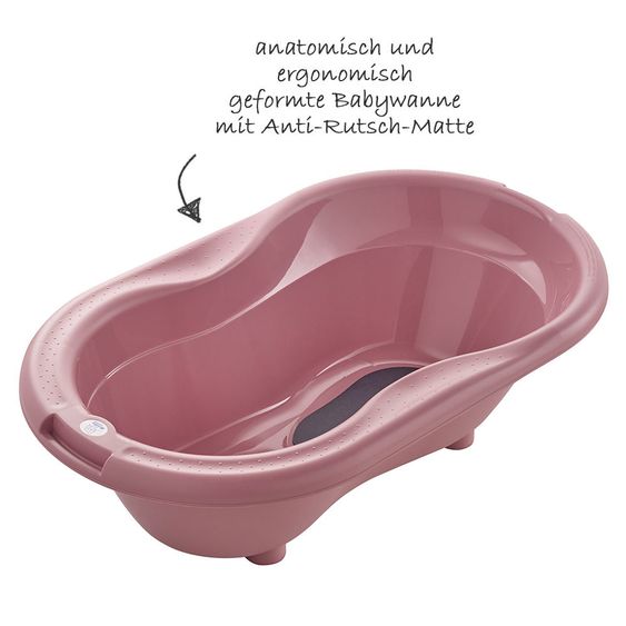 Rotho Babydesign Ideale Badelösung Top - 4-teilig - Fantastic Mauve
