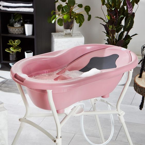 Rotho Babydesign Ideale Badelösung Top - 4-teilig - Fantastic Mauve
