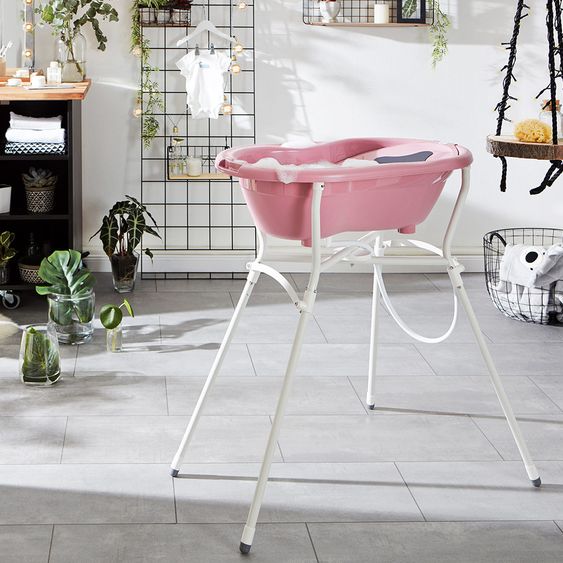 Rotho Babydesign Ideale Badelösung Top - 4-teilig - Fantastic Mauve