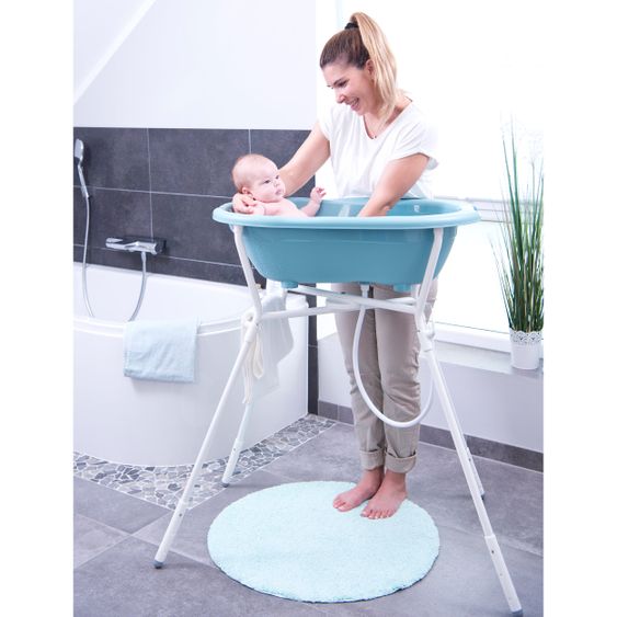 Rotho Babydesign Ideale Badelösung Top- 4-teilig - Lagoon