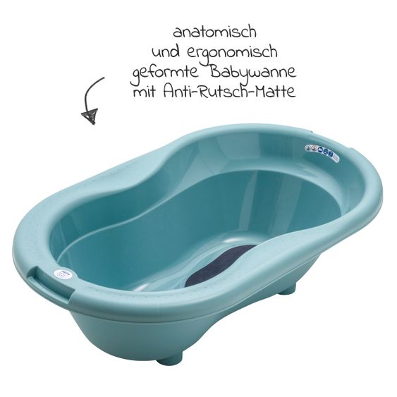 Rotho Babydesign Ideale Badelösung Top- 4-teilig - Lagoon