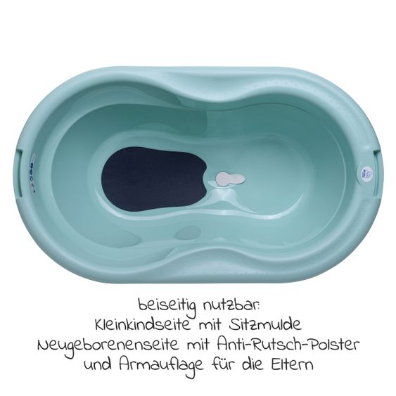 Rotho Babydesign Ideale Badelösung Top- 4-teilig - Lagoon