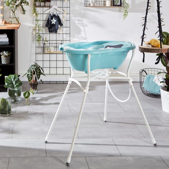 Rotho Babydesign Ideale Badelösung Top- 4-teilig - Lagoon