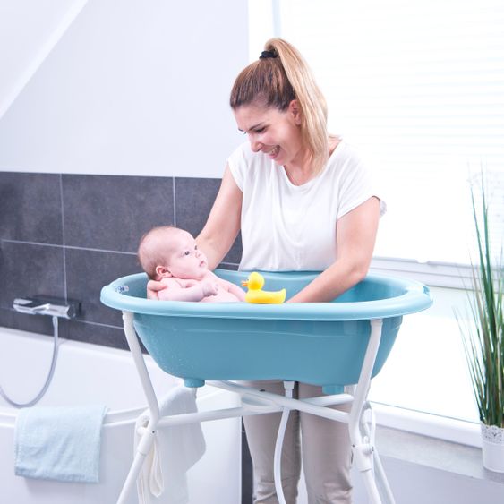 Rotho Babydesign Ideale Badelösung Top- 4-teilig - Lagoon