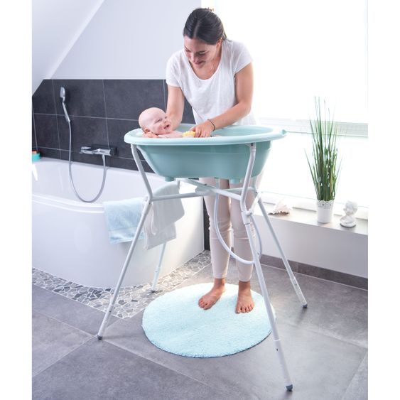Rotho Babydesign Ideale Badelösung Top- 4-teilig - Lagoon