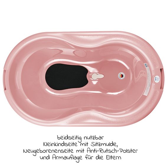 Rotho Babydesign Ideale Badelösung Top - 4-teilig - Soft Rose