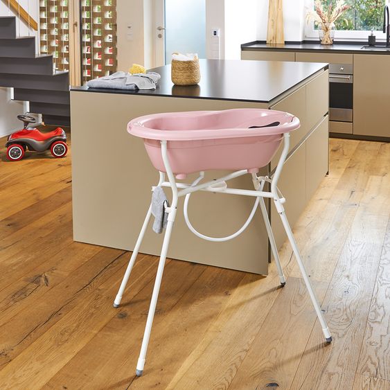 Rotho Babydesign Ideale Badelösung Top - 4-teilig - Soft Rose