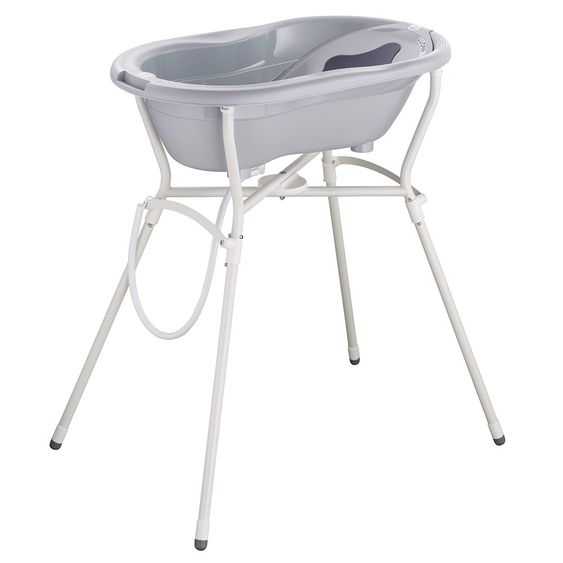 Rotho Babydesign Ideale Badelösung Top - 4-teilig - Stone Grey