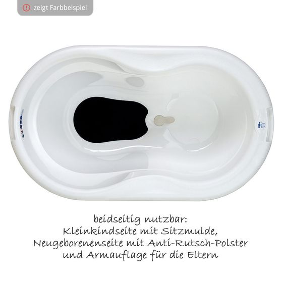 Rotho Babydesign Ideale Badelösung Top - 4-teilig - Stone Grey
