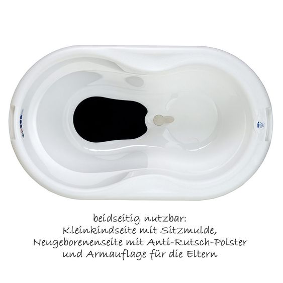 Rotho Babydesign Ideale Badelösung Top - 4-teilig - Weiß + Gratis Windeltwister Sangenic Tec