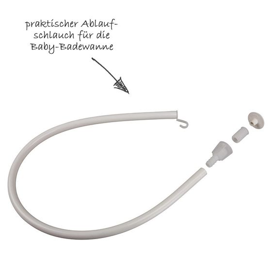 Rotho Babydesign Ideale Badelösung Top - 5-teilig - Perlweiß Creme