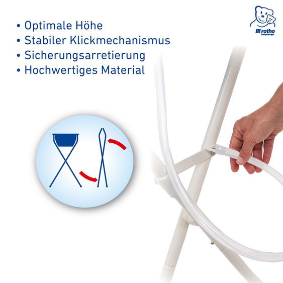 Rotho Babydesign Ideale Badelösung Top - 5-teilig - Tender Rosé Perl