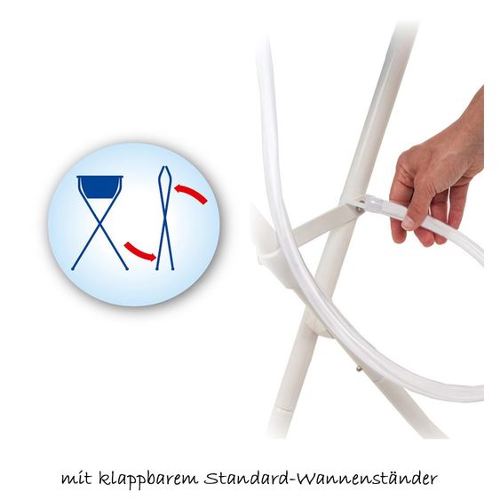 Rotho Babydesign Ideale Badelösung Top - Perlweiß Creme + Gratis Windeltwister Sangenic Tec