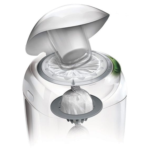 Rotho Babydesign Ideale Badelösung Top - Perlweiß Creme + Gratis Windeltwister Sangenic Tec
