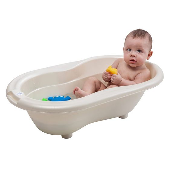 Rotho Babydesign Ideale Badelösung Top - Perlweiß Creme + Gratis Windeltwister Sangenic Tec