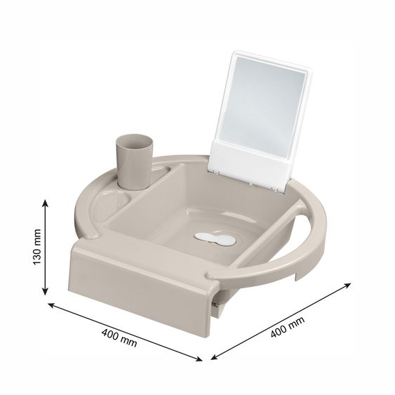 Rotho Babydesign Kinderwaschbecken Ava - Cappuccino