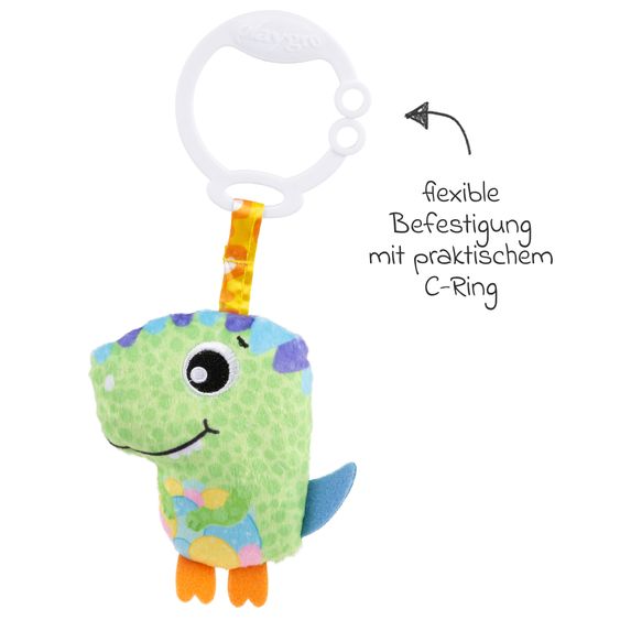 Rotho Babydesign Spieltier zum Aufhängen / Kinderwagenhänger Explore Together - Dino