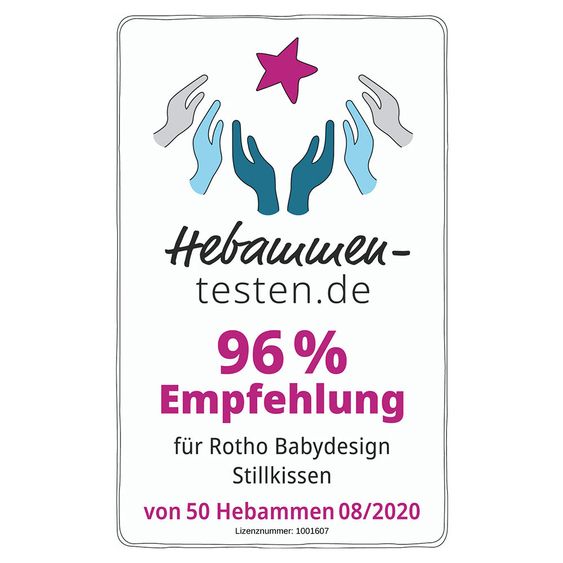Rotho Babydesign Stillkissen Multi mit Mikroperlen-Füllung inkl. Bezug 190 cm - Leopard