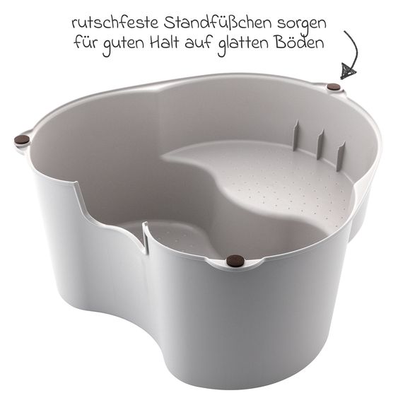 Rotho Babydesign Tritthocker Tilo 2-stufig - Cappuccino