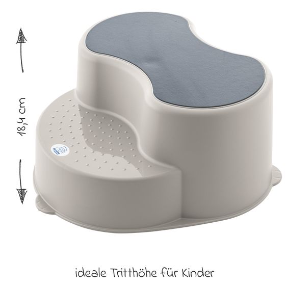 Rotho Babydesign Tritthocker Tilo 2-stufig - Cappuccino