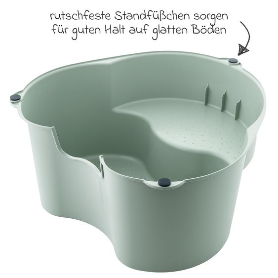 Rotho Babydesign Tritthocker Tilo 2-stufig - Sage Green