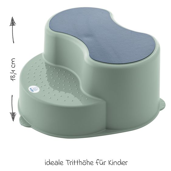 Rotho Babydesign Tritthocker Tilo 2-stufig - Sage Green