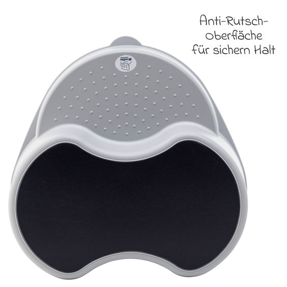 Rotho Babydesign Tritthocker Top 2-stufig - Stone Grey