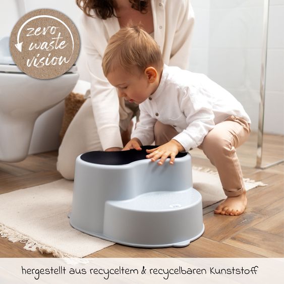 Rotho Babydesign Tritthocker Top 2-stufig - Stone Grey