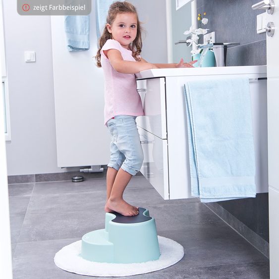Rotho Babydesign Tritthocker Top 2-stufig - Stone Grey