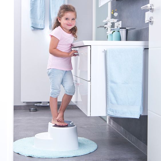 Rotho Babydesign Tritthocker Top 2-stufig - Weiß