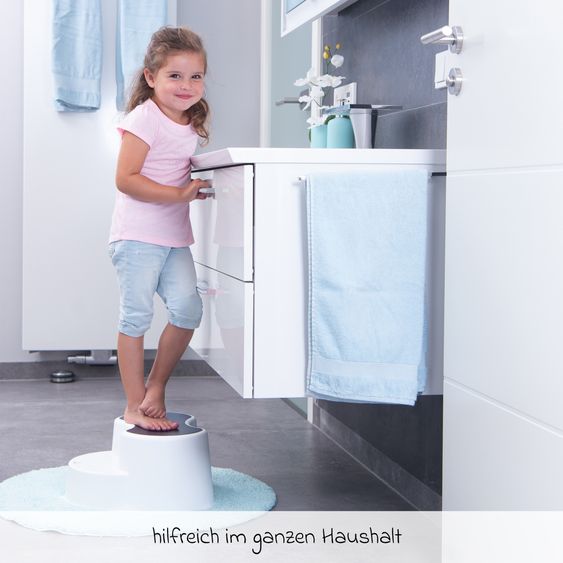 Rotho Babydesign Tritthocker Top 2-stufig - White