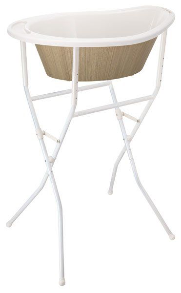Rotho Babydesign Wannenständer höhenverstellbar & klappbar - Weiß