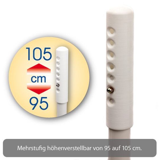 Rotho Babydesign Wannenständer höhenverstellbar & klappbar - Weiß