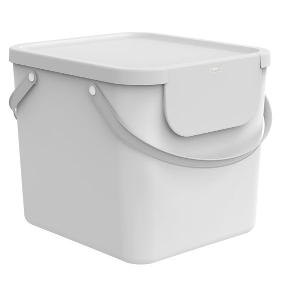 Rotho Babydesign Cestino per biancheria e pannolini Kayo 40 l - Vischio Bianco