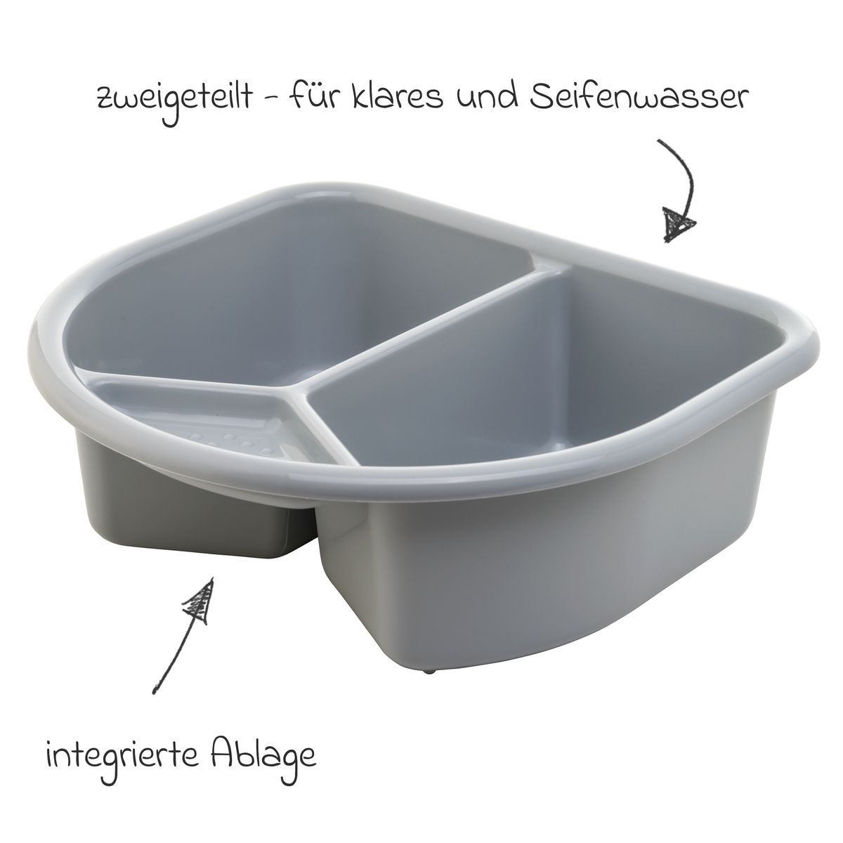 Rotho Babydesign Waschschüssel Top - Stone Grey