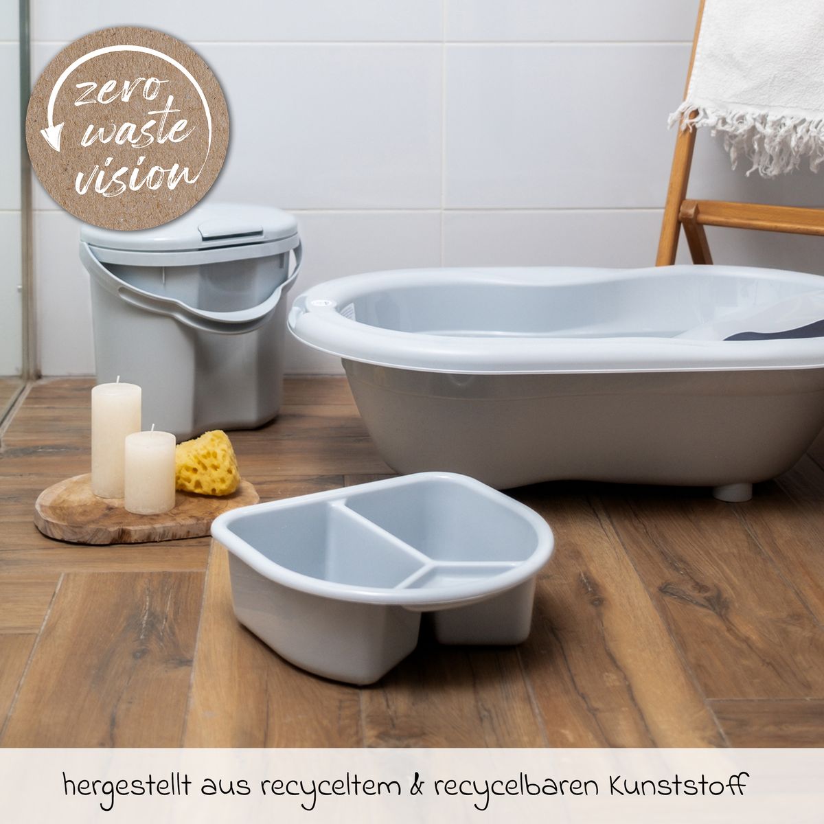 Rotho Babydesign Waschschüssel Top - Stone Grey