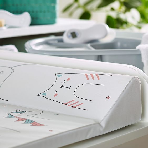 Rotho Babydesign Wickelmulde Folie 2-Keil - Happy Faces